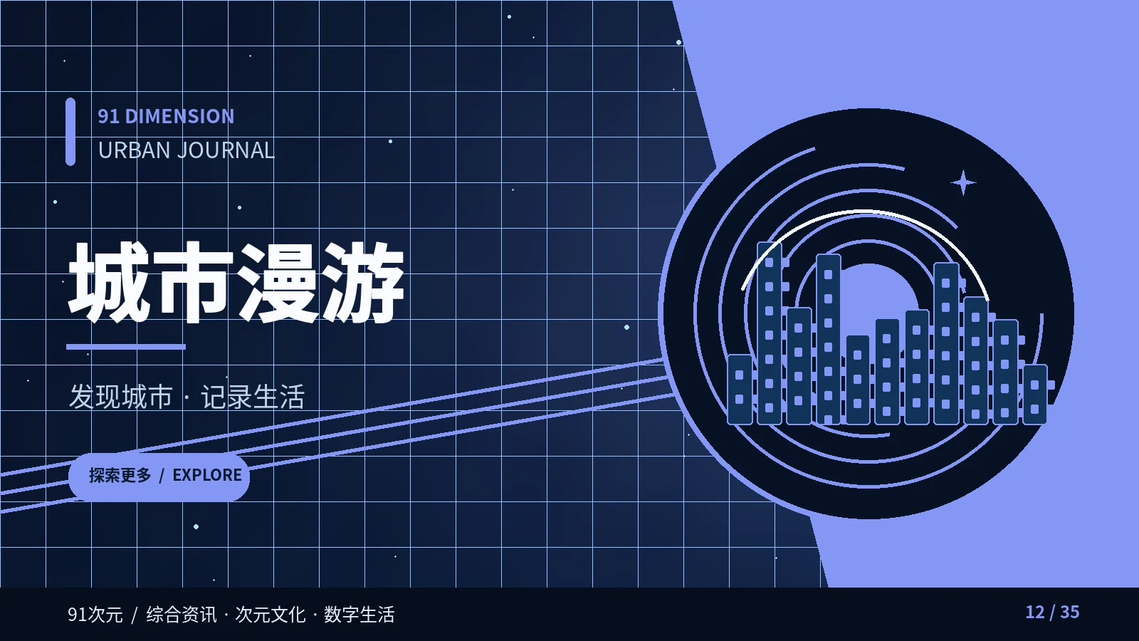 城市漫游栏目配图